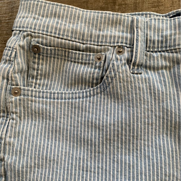J. Crew high rise striped denim shorts - Picture 10 of 10